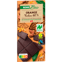 REWE Bio Orange Schokolade vegan 100g