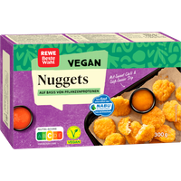 REWE Beste Wahl Nuggets mit Sweet Chili & Süß-Sauer Dip vegan 300g