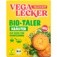 Rücker Vega Lecker Bio Pfannen-Taler Kräuter vegan 150g