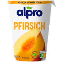 Alpro Joghurtalternative Soja Pfirsich vegan 400g