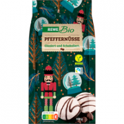 REWE Bio Pfeffernüsse glasiert und schokoliert vegan 125g
