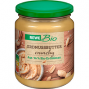 REWE Bio Erdnussbutter Crunchy vegan 250g