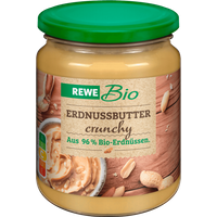 REWE Bio Erdnussbutter Crunchy vegan 250g