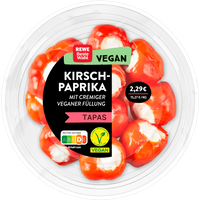 REWE Beste Wahl Kirsch Paprika mit cremiger Füllung vegan 150g