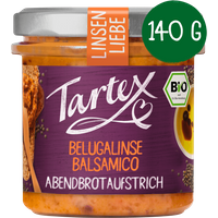 Tartex Bio Brotaufstrich Belugalinse Balsamico vegan 140g