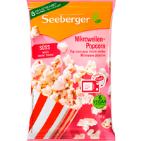 Seeberger Mikrowellen Popcorn süß vegan 90g