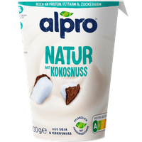Alpro Joghurtalternative Soja Natur mit Kokosnuss vegan 400g