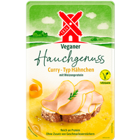 Rügenwalder Mühle Hauchschnitt Curry Typ Hähnchen vegan 70g