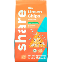 share Bio Linsen Chips gesalzen vegan 80g