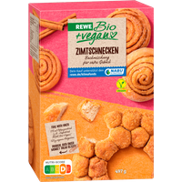 REWE Bio + vegan Bio Backmischung Zimtschnecken 497g