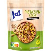 ja! Pistazienkerne geröstet & ungesalzen vegan 100g
