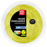 REWE Beste Wahl Milde Guacamole vegan 200g