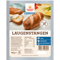 Hammermühle Laugenstangen glutenfrei vegan 140g