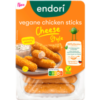 endori vegane Chicken Sticks Cheese Style 180g