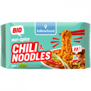 Followfood Bio Hot & Spicy Chili Noodles vegan 159g