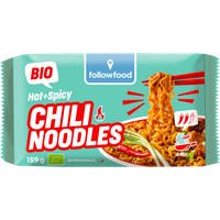 Followfood Bio Hot & Spicy Chili Noodles vegan 159g