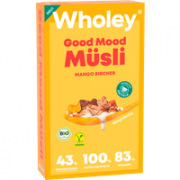 Wholey Bio Good Mood Müsli Mango Bircher vegan 400g