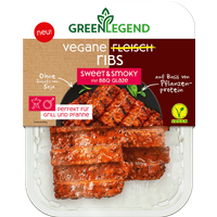 Vegane Fleisch Ribs Sweet &amp, Smoky mit Bbq Glaze, 190g