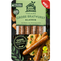 Vegane Grobe Bratwurst Klassik, 180g