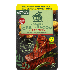 Veganer Grill-Bacon mit Paprika, 180g