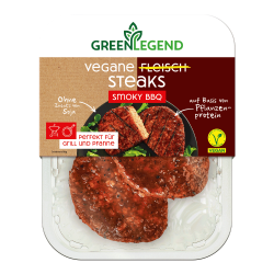 Vegane Fleisch Steaks Smoky BBQ, 160g