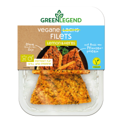 Vegane Lachs Filets Lemon &amp, Herbs, 160g