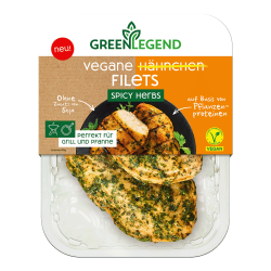 Vegane Hähnchen Filets Spicy Herbs, 160g