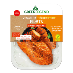 Vegane Hähnchen Filets Sweet Pepper, 160g