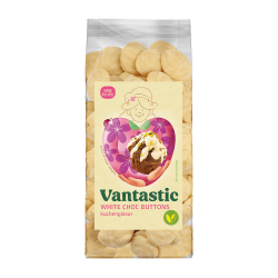 White Choc Buttons, 500g