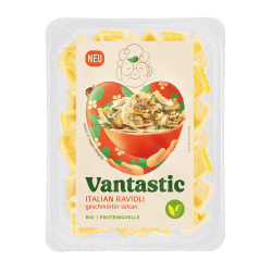 Italian Ravioli Geschmorter Seitan, BIO, 250g