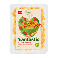 Italian Ravioli Tomate Mozzarella Style, BIO, 250g