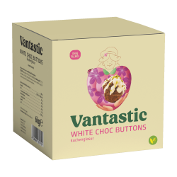 White Choc Buttons Großpack, 6kg
