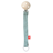 Pacifierclip Muslin Dk. Mint