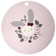 Silikon Platzset Hase Rosé