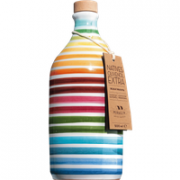 Natives Olivenöl Extra in Tonkrug mit Streifen, 500ml