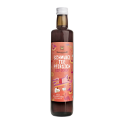 Bio Schwarztee-Pfirsich Eistee Sirup