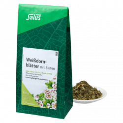 Bio Weißdornblätter mit Blüten