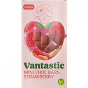 Mini Choc Bars Strawberry, 100g
