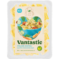 Italian Ravioli Zucchini Mozzarella Style, BIO, 250g